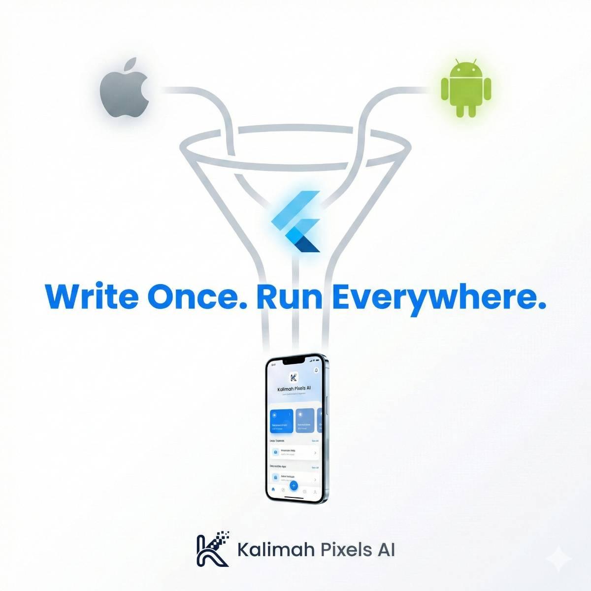 وداعاً للبرمجة المزدوجة: لماذا نستخدم Flutter لبناء مشاريعنا الناشئة؟