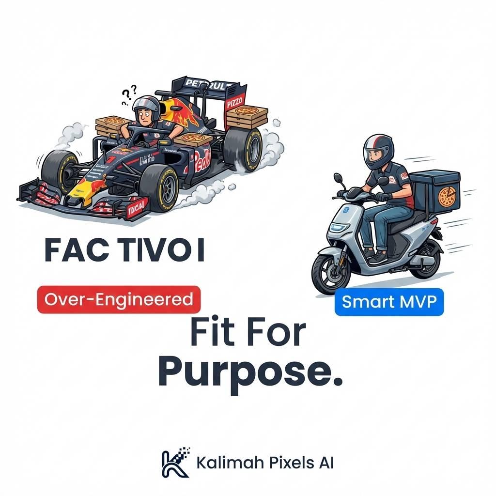 لعنة "الإفراط الهندسي" (Over-Engineering): لماذا تفشل التطبيقات المعقدة؟