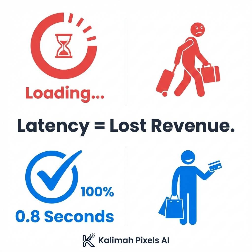 قاعدة الـ 3 ثواني: لماذا تعتبر سرعة التطبيق أهم ميزة تنافسية لديك؟