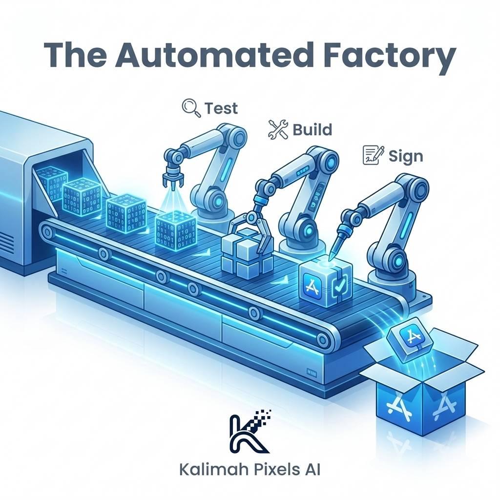 خط التجميع الرقمي: لماذا نستخدم الـ CI/CD لنشر تحديثات تطبيقك؟