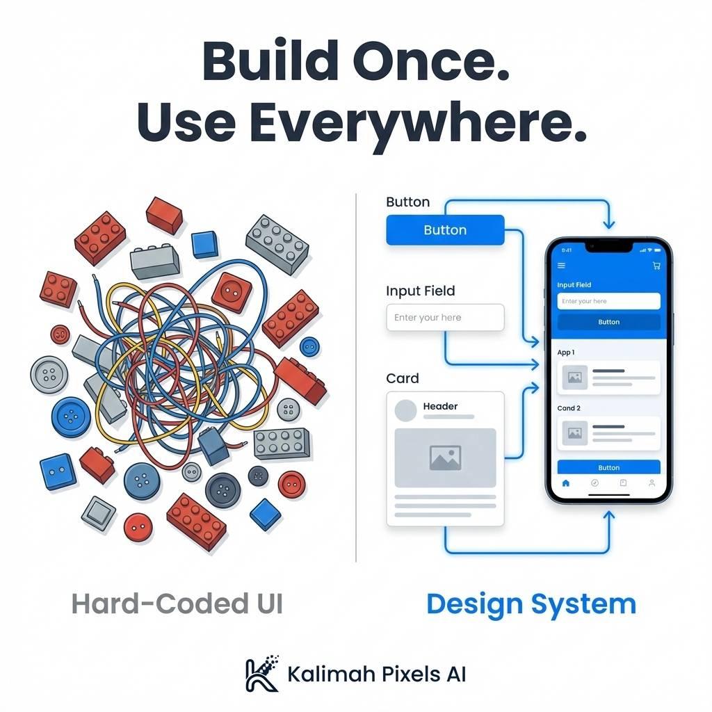 وداعاً لتطبيق "فرانكشتاين": لماذا تحتاج إلى نظام تصميم (Design System) موحد؟