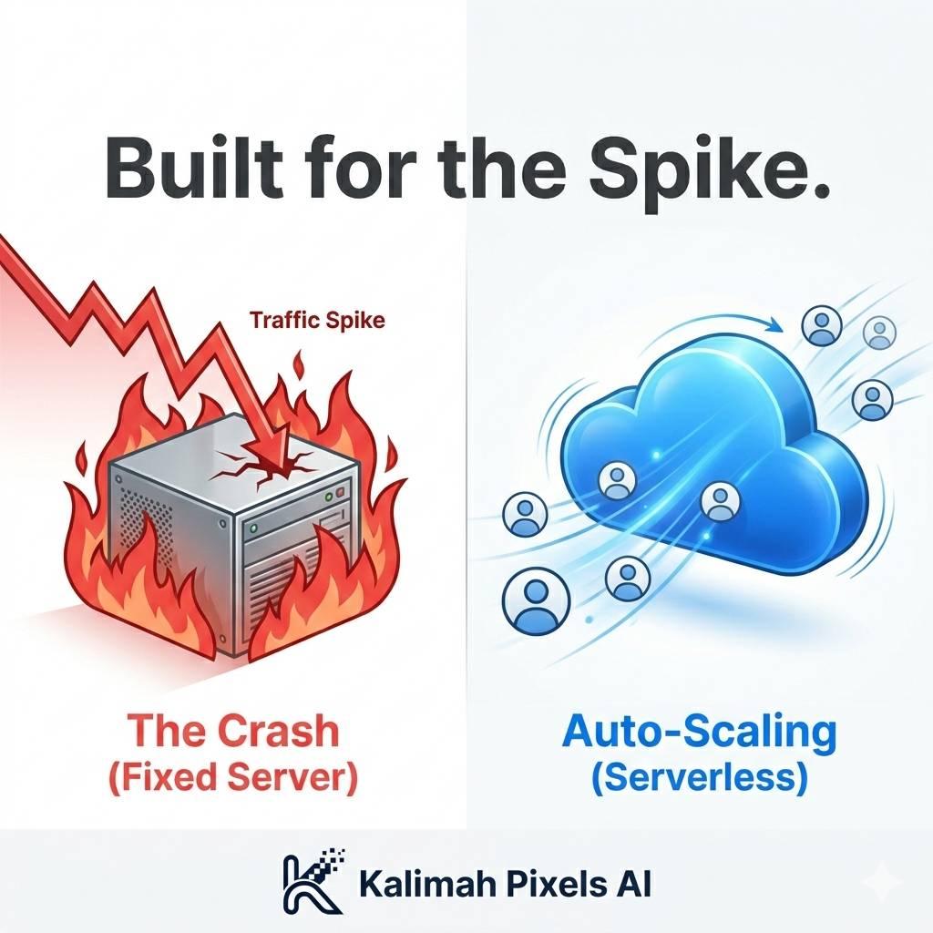 The Nightmare of Success: Why Apps Crash When They Go Viral (Serverless Guide)